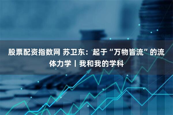 股票配资指数网 苏卫东：起于“万物皆流”的流体力学丨我和我的学科