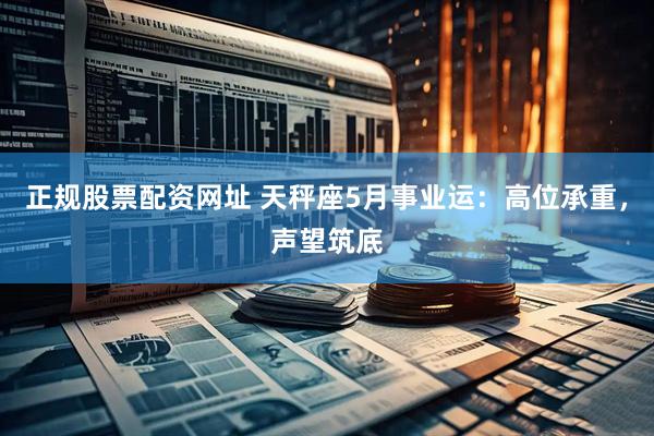 正规股票配资网址 天秤座5月事业运：高位承重，声望筑底